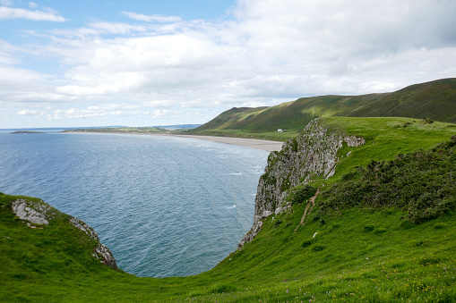 Rhossili Bay - Worm´s head is most beautiful beaches in the UK, in 2014 is was the Top beach in the UK.