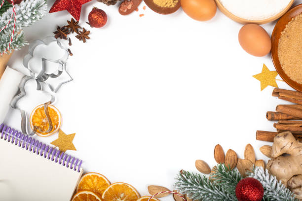 istock Christmas cookie cooking background 1291198839