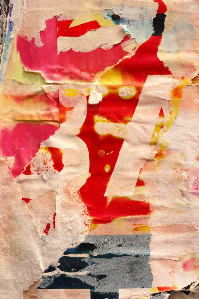 istock Old ripped blank torn paper crumpled creased posters grunge textures backdrop backgrounds placard letters 1291201610