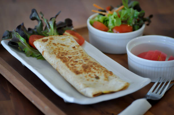 istock taco ,vegetable roll or salad roll or burrito or tortilla 1291208460