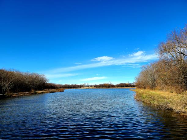 istock Colorful man-made lake 1291213717