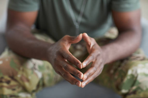 istock Man in military clothing 1291253574