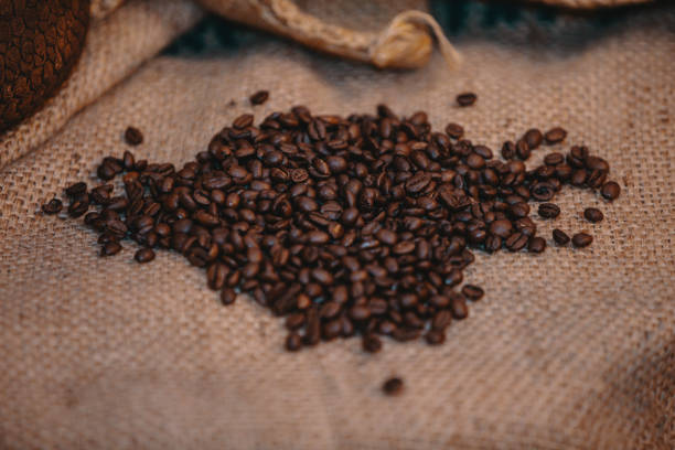 istock Coffee Beans on the Coffee Bag 1291258554