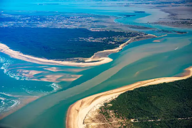 Flight on the Atlantic coast, Oléron Island