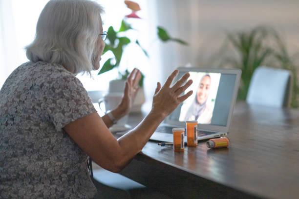 istock Online medical appointment during COVID-19 1291263091