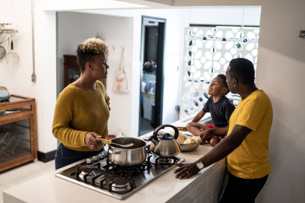 istock Family together in the kitchen 1291264907