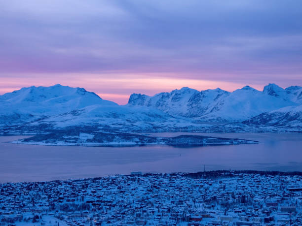 istock Blue Hour at Tromso, Troms og Finnmark, Norway 1291273329