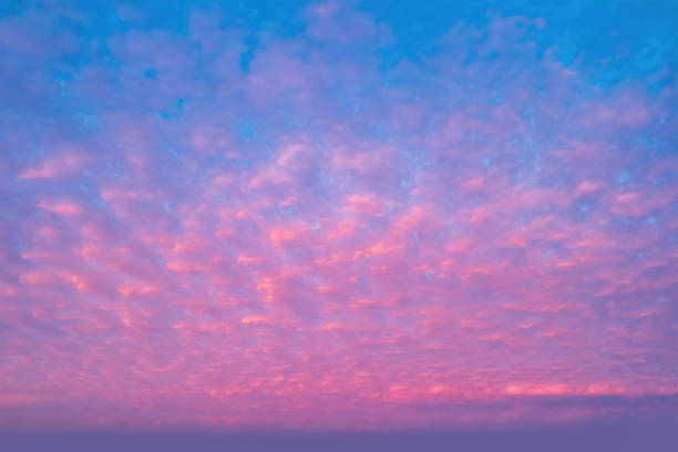 Colorful Sunset Cloudscape Background