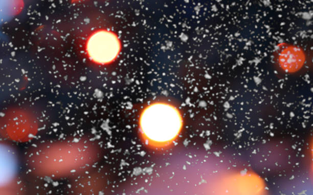 istock background of blurry christmas lights and snow 1291274287