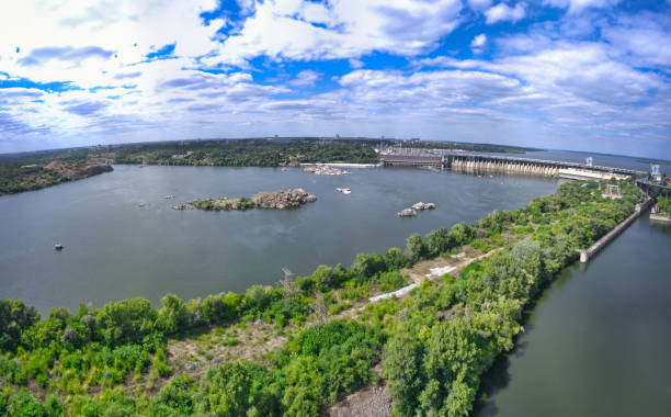 istock Beautiful nature near the river 1291277629