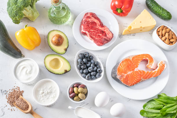 istock Foods for ketogenic diet 1291282397