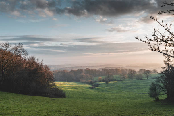 istock Autumn landscape of Kent 1291284539
