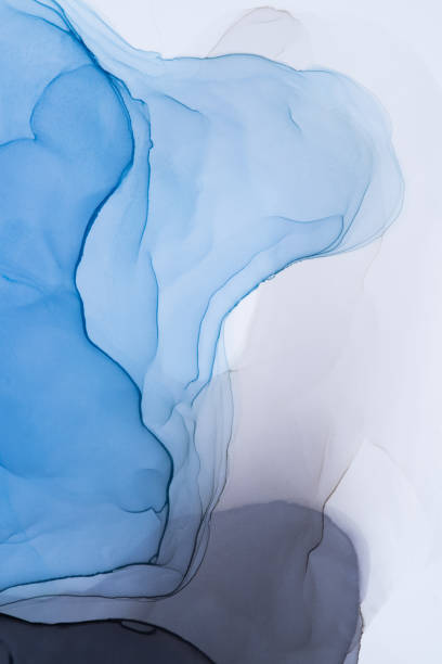 istock Abstract colorful Ink background. Alcohol Ink art. 1291285419