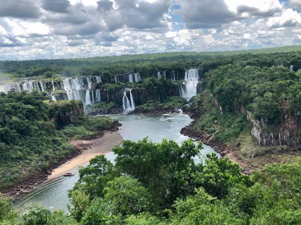 istock Iguazu falls seen from afar the waterfalls 1291285455