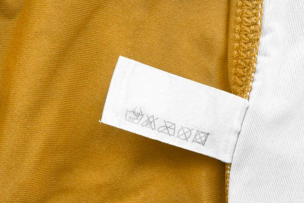 istock Care clothing label 1291307377