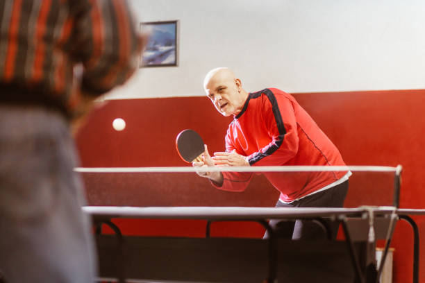istock Seniors play table tennis 1291312322
