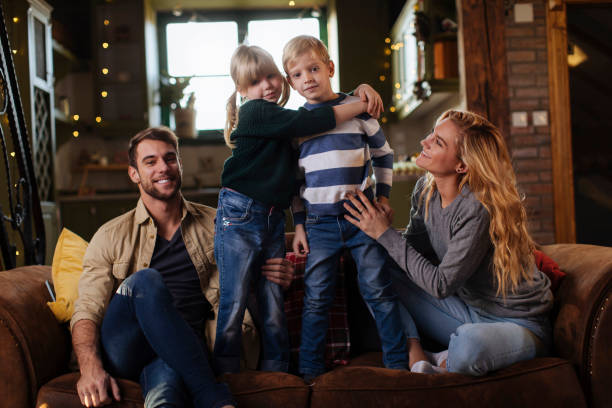 Happy tenants enjoying a safe, well-lit apartment with reliable wiring