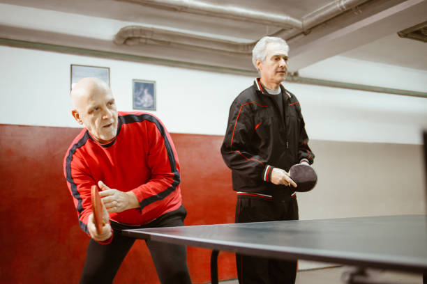 istock Seniors play table tennis 1291312432