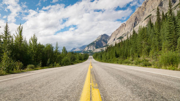 istock Endless Open Trans-Canada Highway Canadian Rocky Mountains Canada 1291334375
