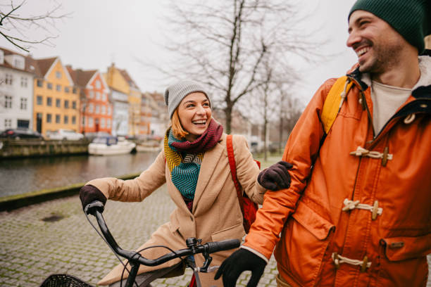 istock Couple enjoying the city ride 1291340174