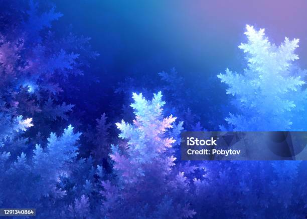 Winter Frosty Frame Christmas Background Stock Illustration - Download Image Now - Border - Frame, Ice, Cold Temperature