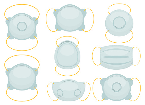 Quick Mask Vector Medical Mask Vector Design Illustration Isolated On White Background ...