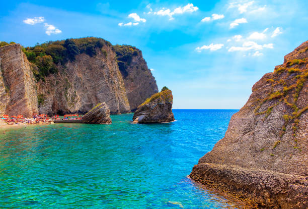 istock Tropical beach on the island 1291356711