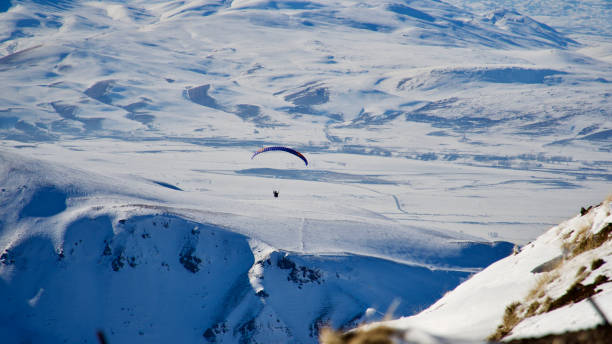 istock Paragliding in Palandoken ski resort 1291361977