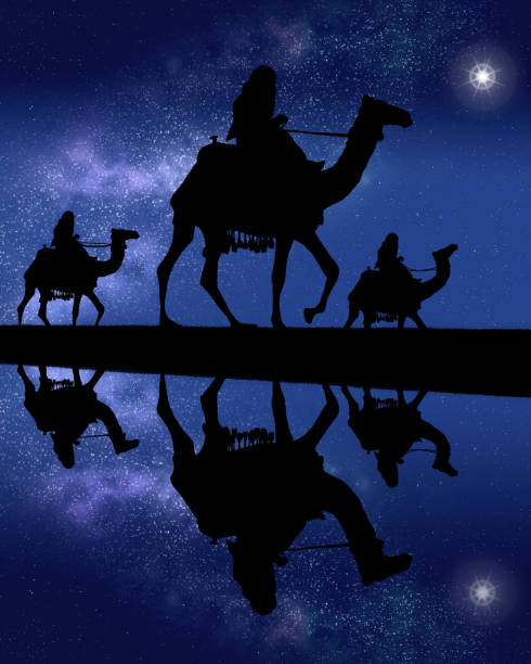 istock Three wise men on the way to Bethlehem - Christmas - three magi 1291371726