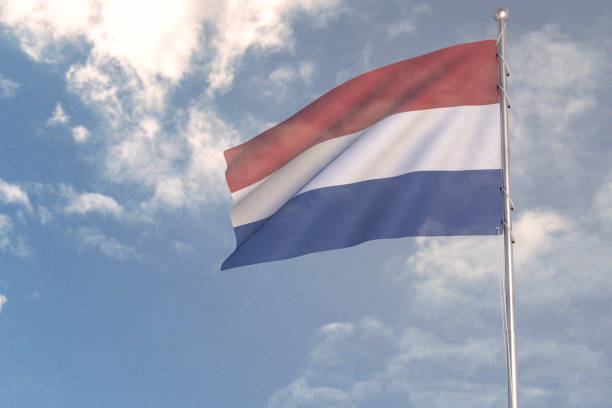 istock 3d rendering of National Flag concept. 1291379183