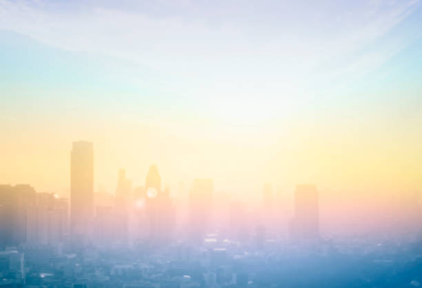 istock Bangkok city sunset background 1291393946