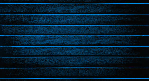 istock blue plastic fence, striped background texture. web panorama banner with copy space. 1291406360