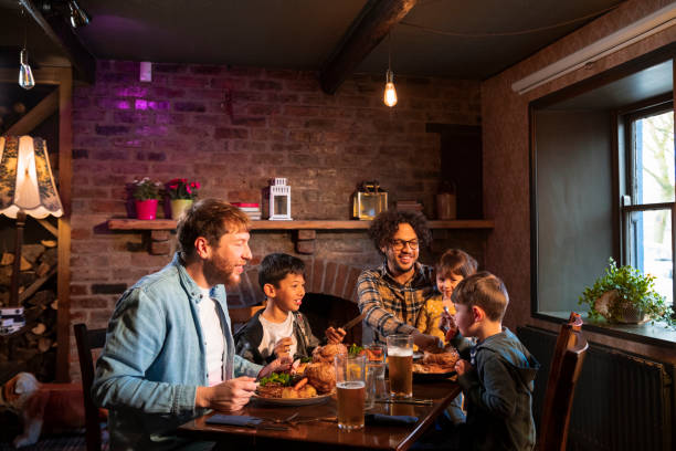 istock Family Out For a Sunday Roast 1291418679