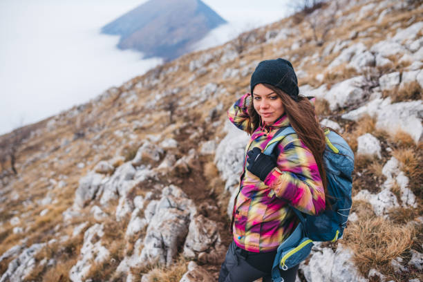 istock Young woman mountaineers 1291422781