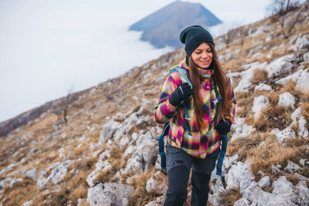 istock Young woman mountaineers 1291422782