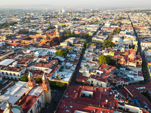 istock Downtown Queretaro city aerial view. 1291427173