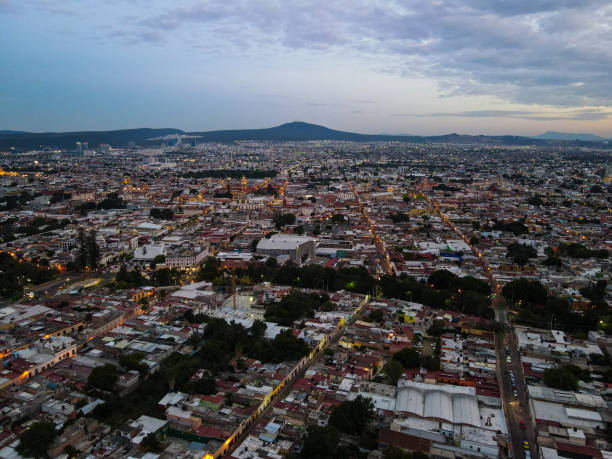 istock Aerial view of downtown Queretaro during sunset. 1291427407
