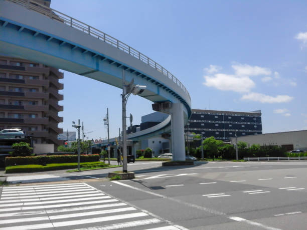 istock Kobe modern highways and elevated road in downtown. Japan 1291434254