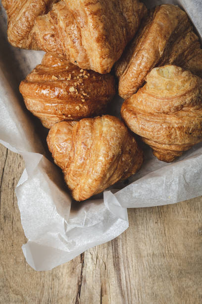 istock French Homemade fresh croissants 1291443737