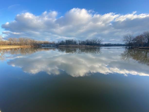 istock Reflections at Skokie Lagoons 1291445407