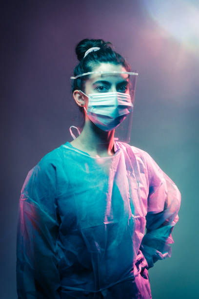 istock Brave Healthcare Worker Wearing PPE 1291457300