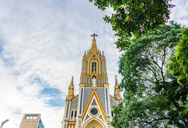 Basilica of Our Lady of Lourdes in Belo Horizonte, Brazil