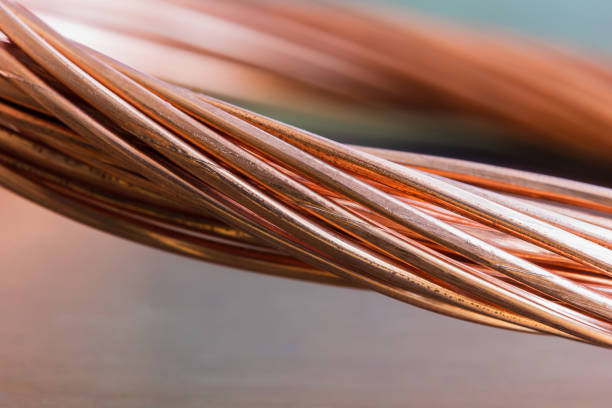 istock Copper wire cu raw industry  production and heavy metallurgical 1291461048