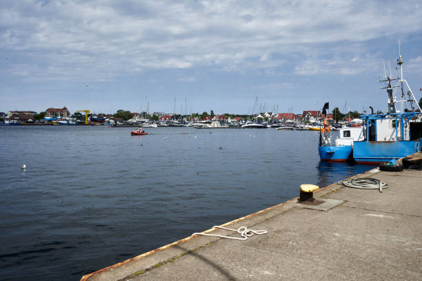 istock Fishingboat at Jastarnia port 1291465399