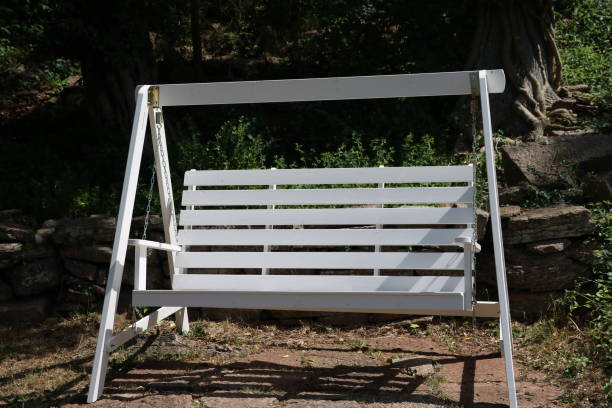istock White porch swing, Sweden 1291477953