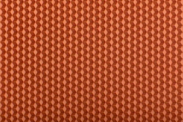 istock Honeycomb texture. Orange geometric abstract background. Template. 1291483553