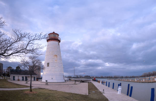 istock Windsor, Ontario - Lighthouse & Marina (Lakeview Park Marina) 1291485483