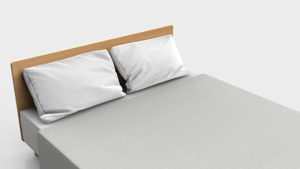istock double bed closeup 3d rendering.jpg 1291493872