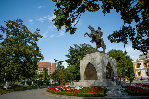 Historical Atatürk statue in Samsun,Türkiye