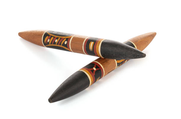 istock Wooden musical instrument Clapstick 1291500795